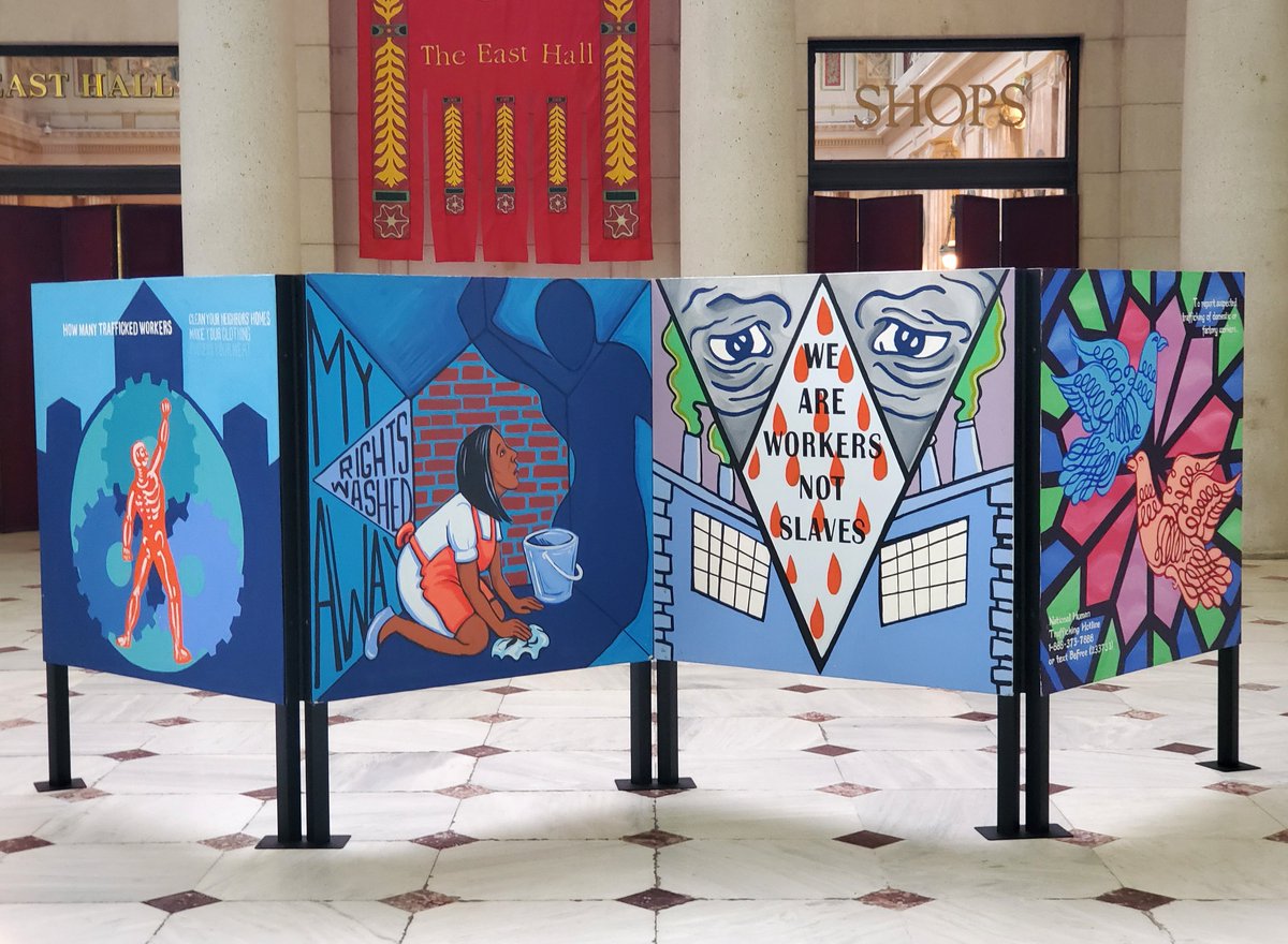 REMINDER: Through May 31st, there is a human trafficking exhibit entitled “What You See Is Not Who I Am” in the Main Hall at Union Station. Please wear a mask and social distance when checking out this important display. For more information, see usrcdc.com/news/what-you-….