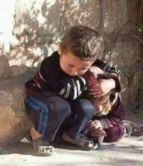 MaadaAhmed's tweet photo. #Free_Palestine
A Palestinian child bows to his younger sister during an airstrike.
She wondered:
Who taught you, built courage and magnanimity, so that your sister’s head became more valuable to you than yours .. !!?
Who planted in you jealousy on your honor and knowledge https://t.co/L8FlM1lBY8