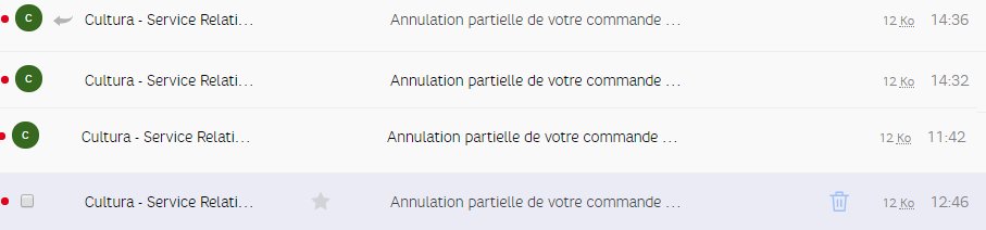 ChristopheTI75's tweet photo. quand pour une fois tu tentes de commander ailleurs que chez le Géant US @AmazonHelp ... Hey @Cultura vous etes serieux? https://t.co/0jaH7KrF4P