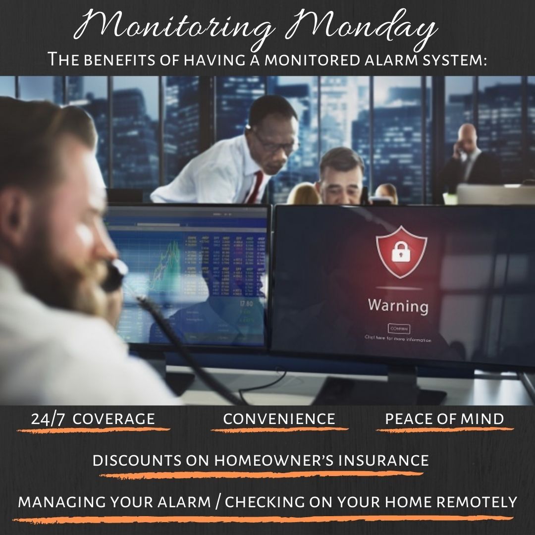 CSSAlarms's tweet image. With a monitored security system, any time an alarm is triggered, the monitoring company is notified. They will then attempt to contact you to make sure it is not a false alarm and then they will contact the proper authorities, such as the fire department or police, for you.