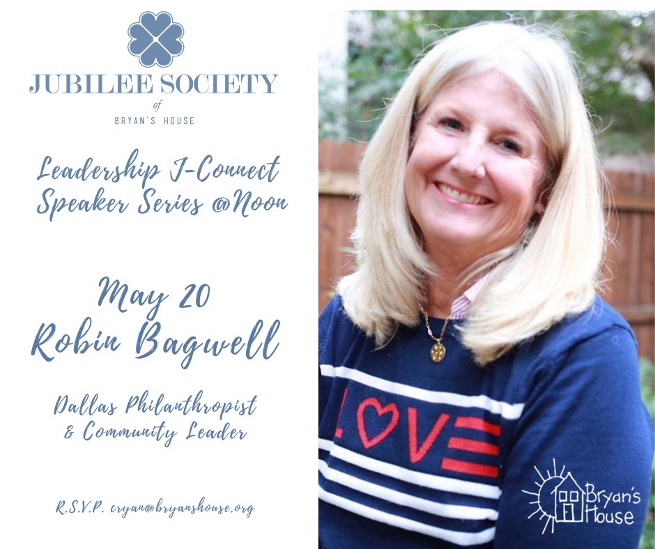 Bryan's House (@bryanshouseoa) on Twitter photo Join us on May 20 at noon for this FREE Zoom Leadership Speaker Series. Text your email to 214-794-8715 for the zoom link or send an email to cryan@bryanshouse.org. 
#philanthropy  #leadership #makeadifference Join us on May 20 at noon for this FREE Zoom Leadership Speaker Series. Text your email to 214-794-8715 for the zoom link or send an email to cryan@bryanshouse.org. 
#philanthropy  #leadership #makeadifference