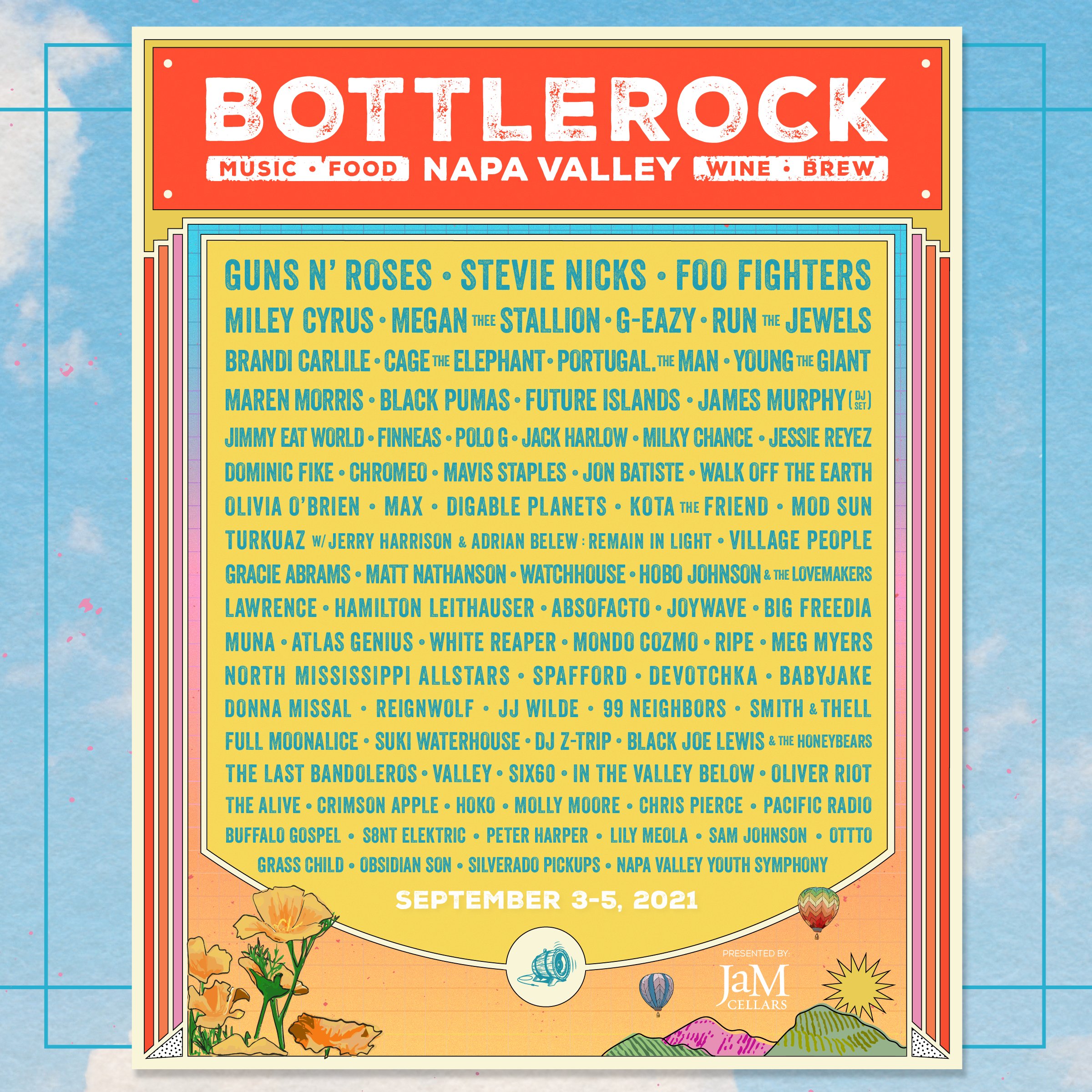 Bottlerock Schedule 2022