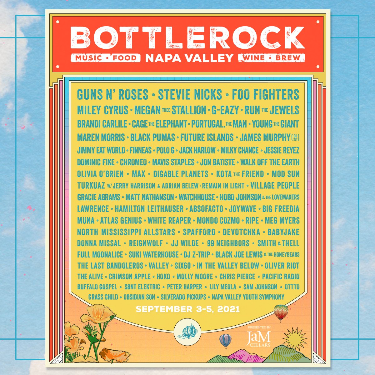 BottleRock 2021 lineup