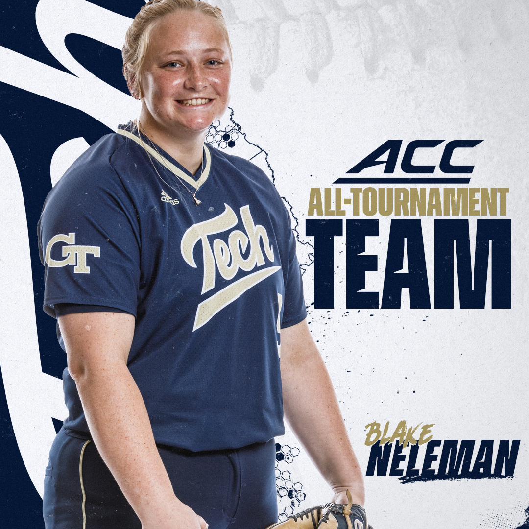 Georgia Tech Softball ๐ฅ๐ฅ๐ฅ๐ฅ๐ฅ (@gatechsoftball) on Twitter photo ๐๐๐ s/o to our ace <a href="/blakeneleman/">Blake Neleman</a> for being selected to the 2โฃ0โฃ2โฃ1โฃ ACC Softball Championship All-Tournament Teamโ ICYMI, the frosh slinger was ๐ป๐ผ๐ธ๐๐โ๐พ ๐ช
๐ฅFirst Round no-hitter
๐ฅ1โฃ.0โฃ8โฃ tournament ERA
๐ฅ1โฃ5โฃ sit-downs
#BeGold /// #404Institute ๐๐๐ s/o to our ace <a href="/blakeneleman/">Blake Neleman</a> for being selected to the 2โฃ0โฃ2โฃ1โฃ ACC Softball Championship All-Tournament Teamโ ICYMI, the frosh slinger was ๐ป๐ผ๐ธ๐๐โ๐พ ๐ช
๐ฅFirst Round no-hitter
๐ฅ1โฃ.0โฃ8โฃ tournament ERA
๐ฅ1โฃ5โฃ sit-downs
#BeGold /// #404Institute