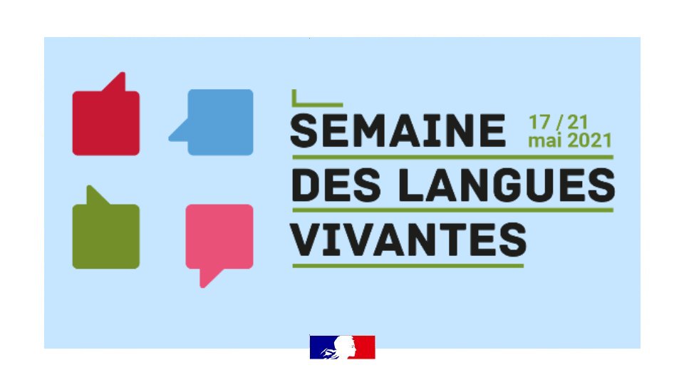 "Osons les langues, pour les citoyens de demain" : c'est la #semaineLanguesVivantes, jusqu'au 21 mai !
Une semaine pour valoriser les compétences acquises par les élèves, donner de la visibilité aux projets existants ou impulser des actions innovantes 
education.gouv.fr/semaine-des-la…