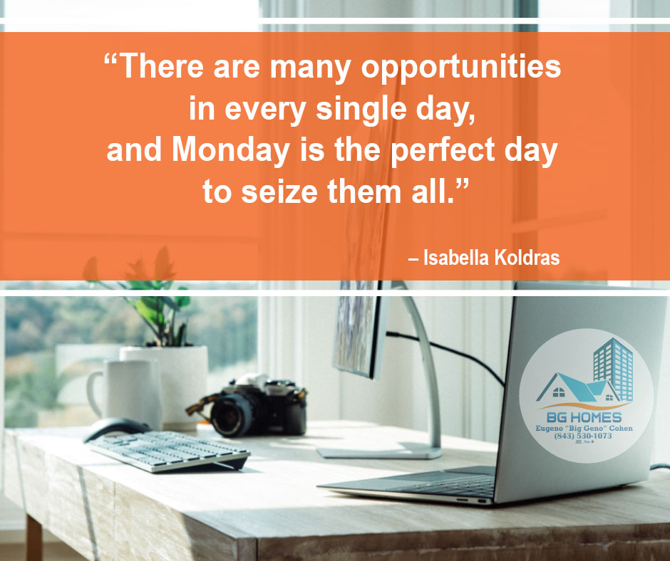 Great opportunities don't come every day so Grab them and seize them with every chance you get.
#HappyMonday #BeMotivated