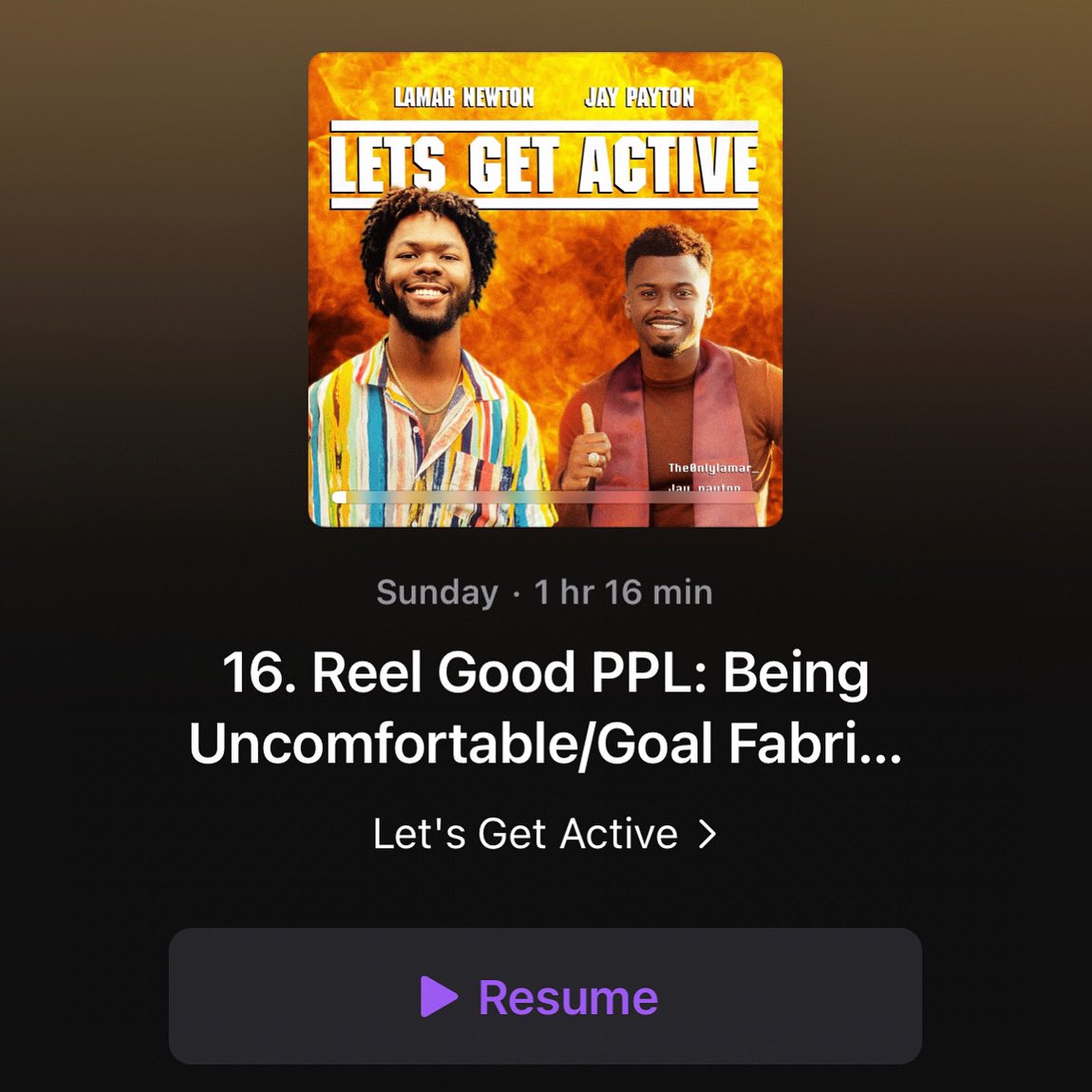 LetsGetActive_'s tweet photo. New episode out…..GET ACTIVE‼️ Collab with Reel Good Ppl ( @marcusahill24 @leggomyreggo ) https://t.co/C3HlWzcbMS