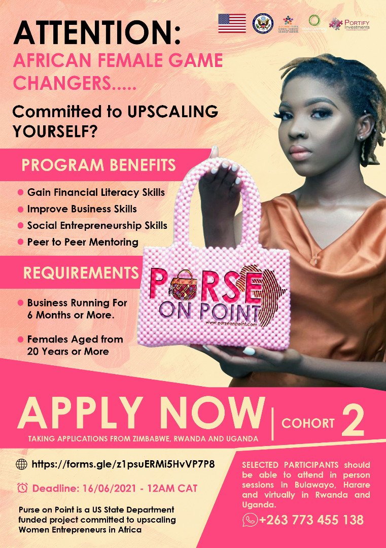 maokozw's tweet photo. Opportunity for all female entrepreneurs. #finacialliteracy #harare #Bulawayo  #rwanda #Uganda https://t.co/2BVqWTLCy5