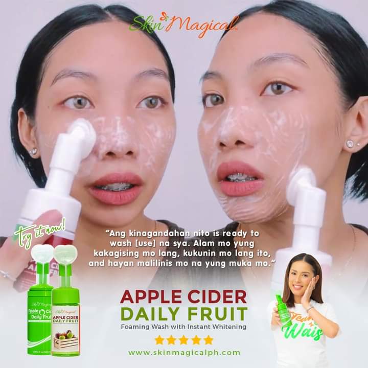 _skinmagical's tweet photo. One of the features of #SkinMagical Apple Cider Foaming Wash is its brush that makes it more convenient to use.🧡 It helps to make the product more efficient and effective to give you that radiant skin.🥰

#AlagangSkinMagical🦋 #TeamWais
#ProudUser💚 https://t.co/HpnRG15GK0