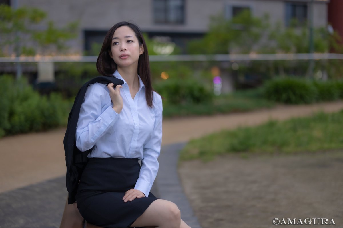 Amagura0223 Model 丹内芽衣 Onesidefukuoka Photo By Amagura 21 5 1 6 Jr博多駅周辺 Canon R5 Rf50mm F1 2 Godox Ad0 Onesidefukuoka ワンサイド福岡 丹内芽衣 福岡撮影会 モデル撮影 ポートレート リクルートスーツ 就活 写真好きな人と