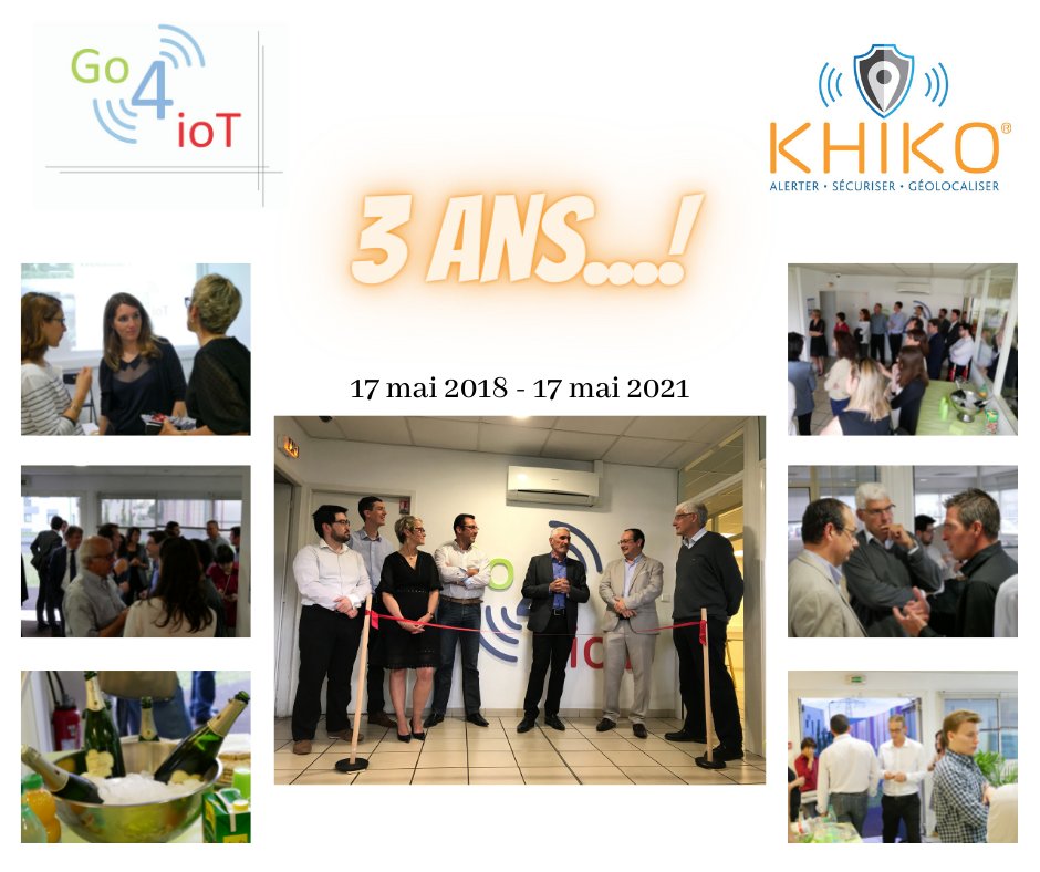 lavaurpascal's tweet photo. [#Anniv #3ans ] 🎂 17 mai 2018-21
Il y a 3 ans c'était le début de l'aventure de @Go4ioT et #KHIKO. Pas vu passer les 3 ans... 🚀

Merci à mon équipe, aux fournisseurs, aux partenaires, à l'écosystème et à NOS CLIENTS... ��🥰

#regiostartup #TeamNAqui #innovation #entrepreneur https://t.co/um4ODO8Di3