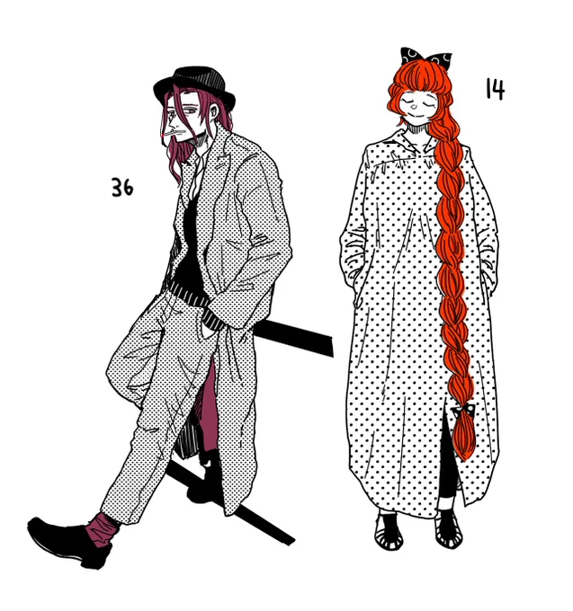 模写練マルファス レラジェ メフィスト サラ 