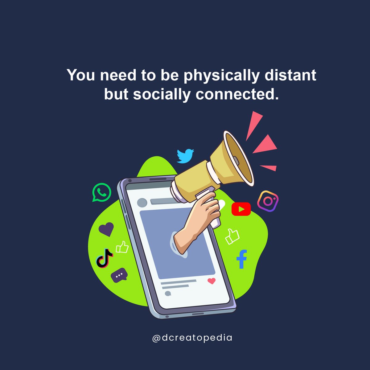 dcreatopedia's tweet photo. Get physically distant &amp; Socially connected 🤩❤️
•
We all have been going through tough 
times these days😣 But this won't remain forever &amp; until then, we've to do something 🤔
We can't stay like this forever, can we⁉️ Why don't you get your business digitalised with us 😉 https://t.co/AcC8IMrdYM