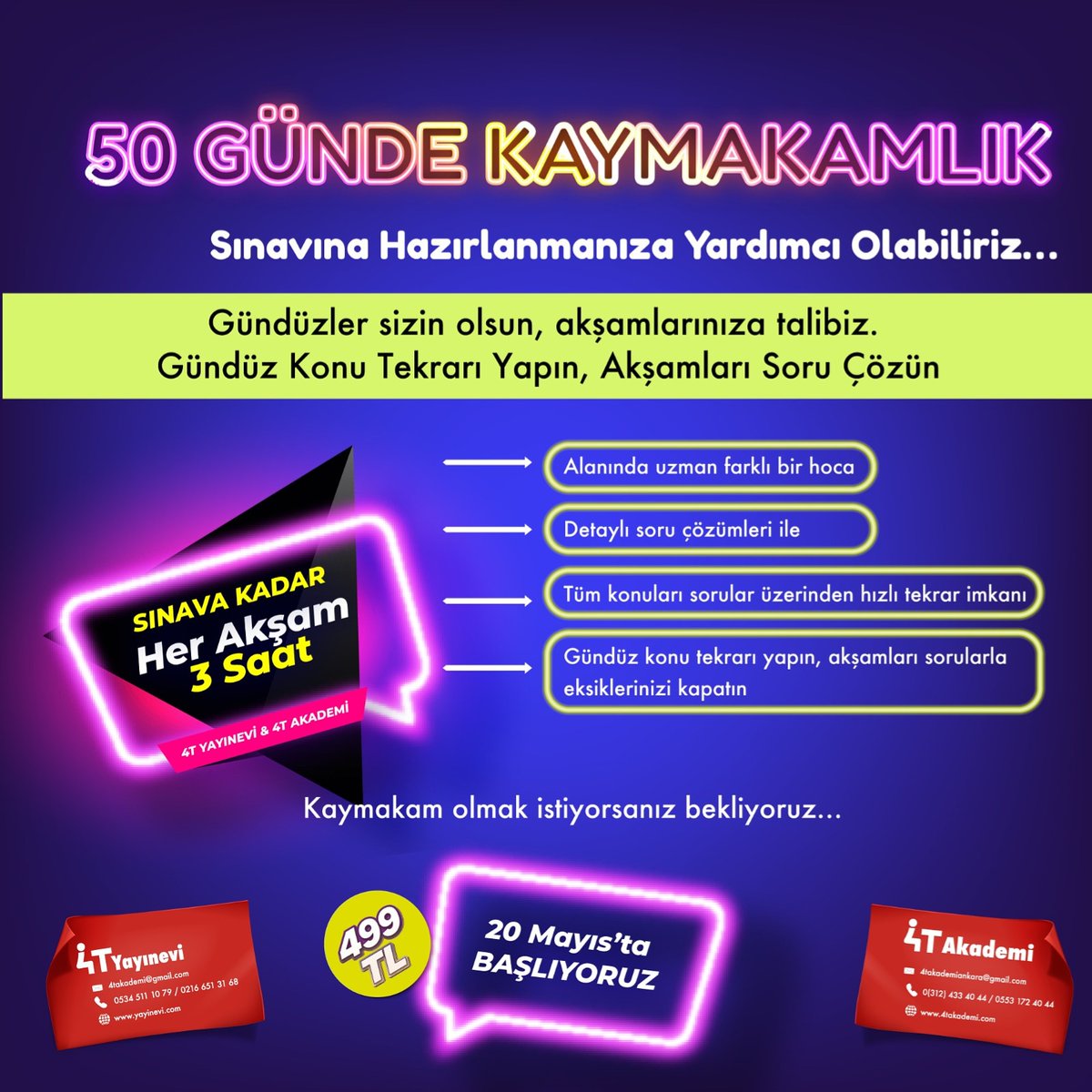 4takademiankara's tweet photo. "Kaymakam olmanız için bir adım yeter..."
-Başarınız bizi gururlandırır.

 RT'leyen bir kişiye @kutluaykararli "İnsan Hakları Konu Anlatım" kitabi ve “Kaymakamlık Hukuk Çıkmış Sorular” kitabı hediye! https://t.co/7DXSXXxUe7