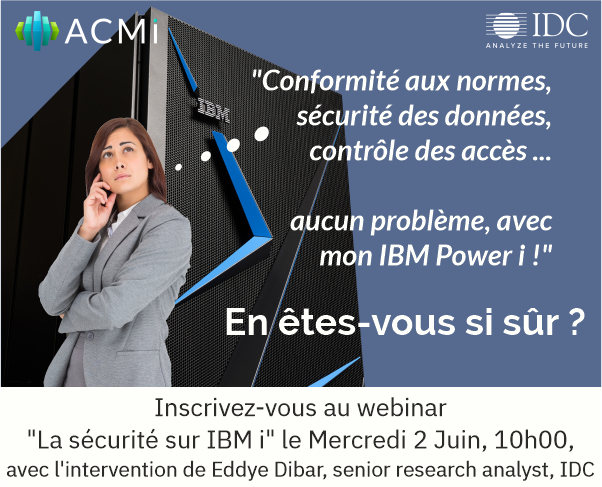 Groupe_ACMI's tweet image. Levez vos doutes en participant au webinar &quot;La Sécurité sur IBMi&quot;
acmi-ln.sivuviidakko.fi/fr/landing-web…