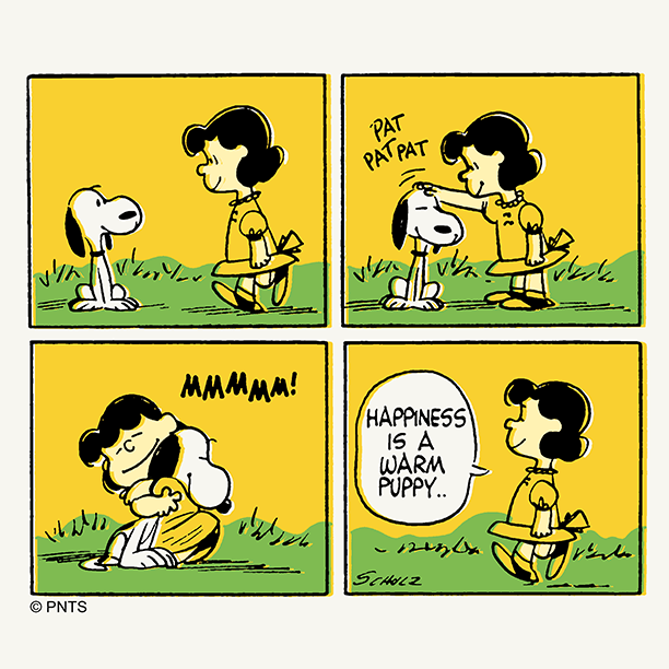 peanuts happiness is