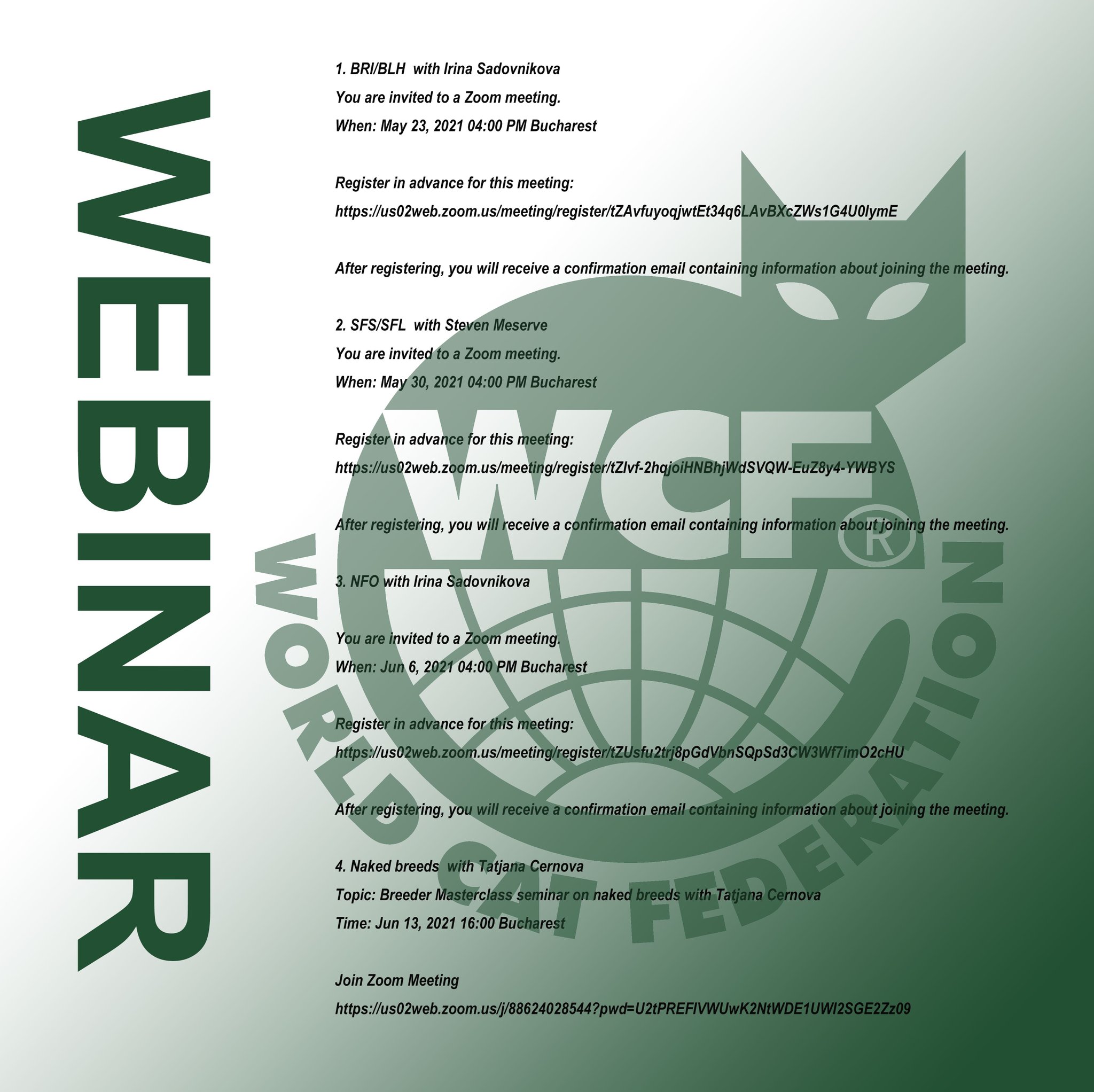 WCF World Cat Federation e.V. on Twitter