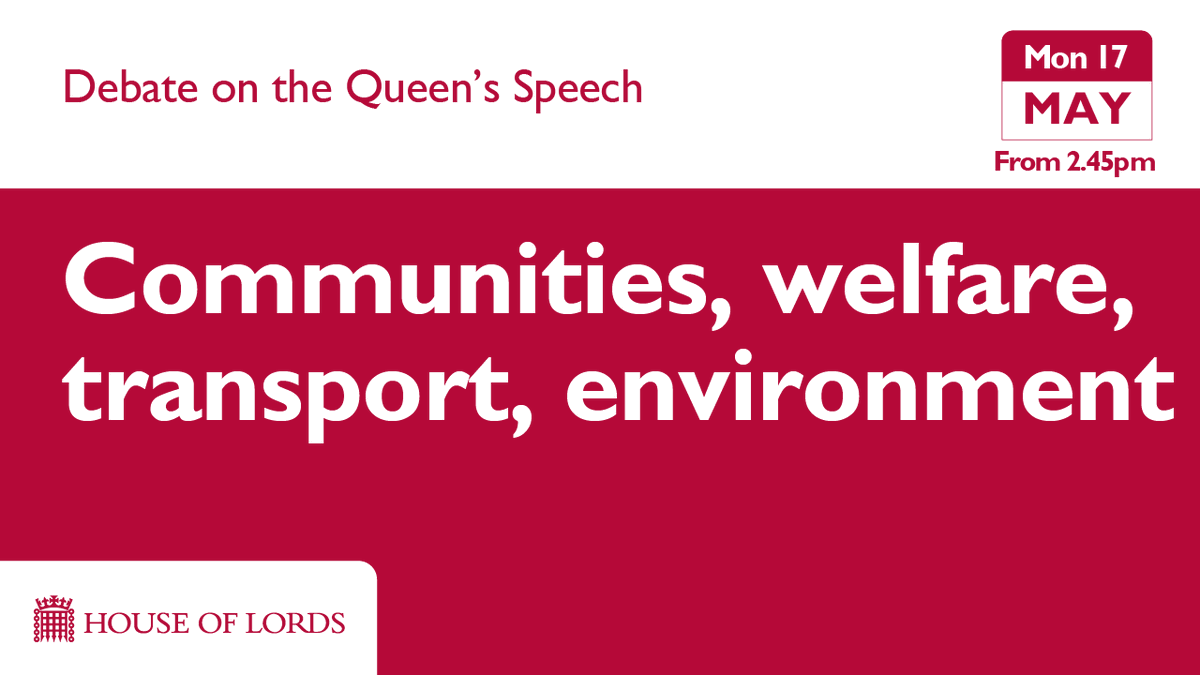 Communities , welfare , transport and environment & House of Lords portcullis