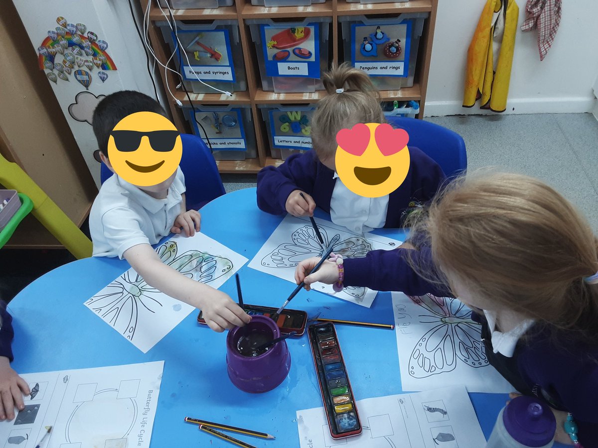 MissJonesRec's tweet photo. Our caterpillars are finally in their chrysalis. We are getting excited to see the butterflies! #understandingtheworld https://t.co/ABTULosPre