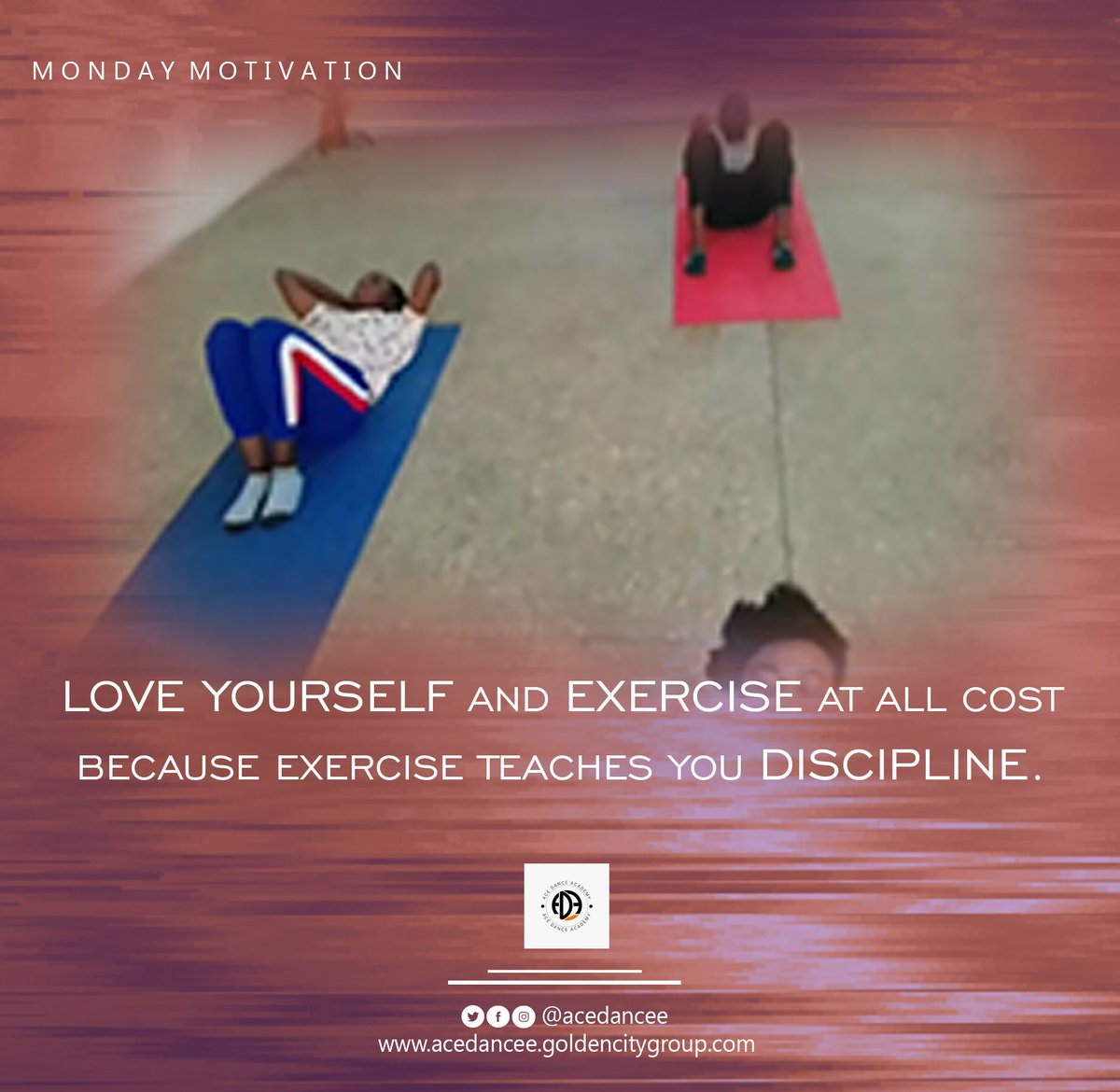 acedancee's tweet photo. Stay Fit with Ace Dance Academy
We also do dance aerobics, so send a message today to sign up.
#acedancee #vibes #aerobics #aerobicsclass #aerobicsinstructor #danceaerobics #mondaymotivation #motivation #mondayvibes #monday #mondaymood #mondaythoughts
#Ikorodu #doggy #Sansa https://t.co/wZgzHcQdMZ