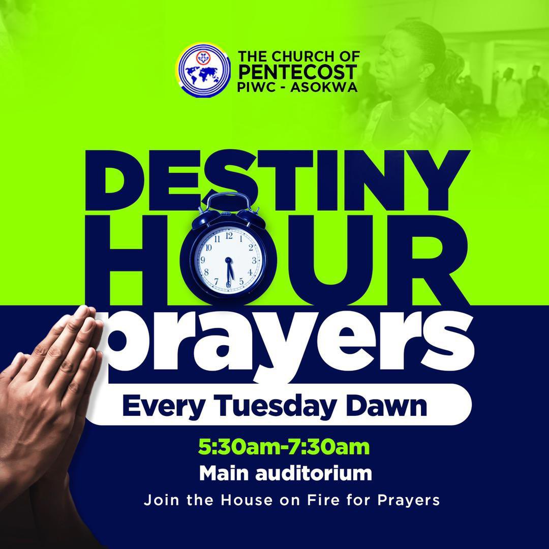 jbuert's tweet photo. Join @piwcasokwaksi for destiny hour prayers this and very Tuesday at 5:30am to 7:30am. It’s the House on Fire. See you https://t.co/b22NFma1Ca