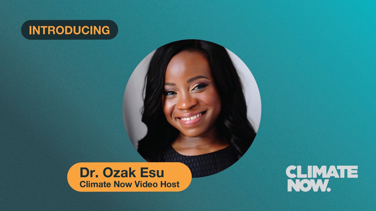 weareclimatenow's tweet photo. Dr. Ozak Esu (@esu_o) is a Chartered Engineer and STEM Education Ambassador, working within the construction and built environment industry.

She looks forward to being a voice for underrepresented regions in the conversation about climate change and a sustainable energy future. https://t.co/RAxmAo9a1s