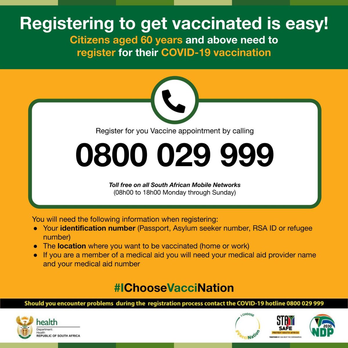 Register for Vaccination

#choosevaccination