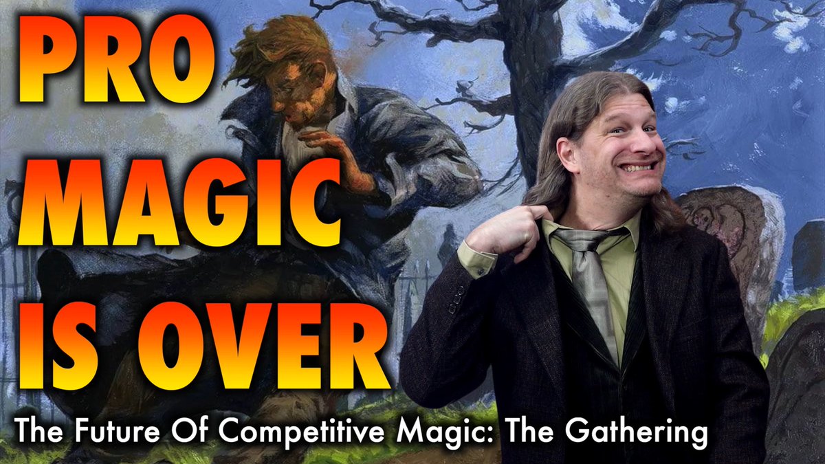 TolarianCollege's tweet photo. Wizards Of The Coast Ends Pro Magic | What This Means For Competitive Magic's Future

Video: https://t.co/WQm97BPqpB

#MTG #MTGArena https://t.co/nhtMgqfvFY