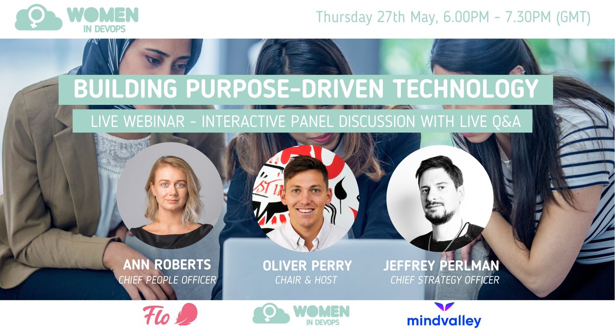 🤩 Exciting news! Join us as Women in DevOps goes live for a brand new webinar session, 'Building purpose-driven technology,' on 27th May at 6 PM (GMT). 

RSVP and save your spot now: buff.ly/3fqfaex

#WomeninDevOps #WomenWhoCode #WomeninTech #WomenInSTEM