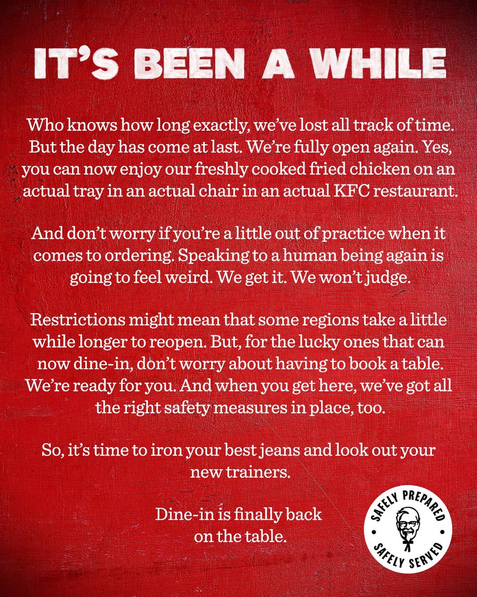 KFC UK tweet media