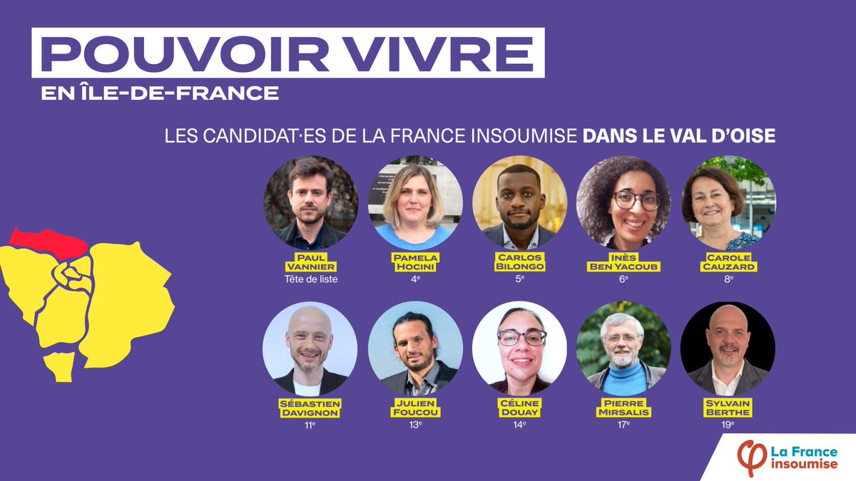 AvecClem95's tweet photo. Les https://t.co/9vlqseYG0U de la #FranceInsoumise https://t.co/3SnxVIQul2 sur la liste #PouvoirVivre du Val d'Oise menée par @PaulVannierFI.

#regionales2021

@Pamelahocini
@BilongoCarlos
@sebdavignon33
@JulienFoucou
@Berthe05229859
@Clem_Autain https://t.co/qHFlrOpMzH