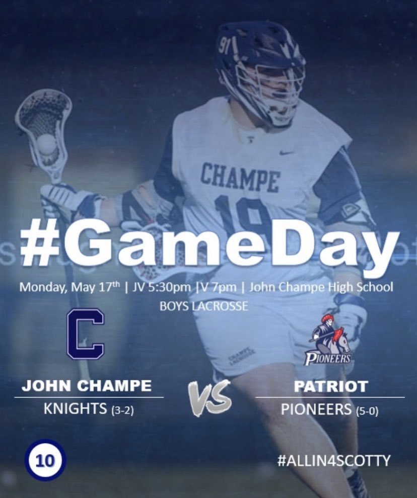 JV @ 5:30 

V @ 7:00

Go Knights!