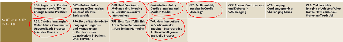 Don’t miss these on demand sessions from #ACC21 available May 24. #ACCImaging #EchoFirst #CardioTwitter #ImageGuideEcho #ImageGuideRegistry #AI #DeepLearning #Mitral #Valve #SoMe #CVImaging #Cardiomyopathy #CardioOnc #MultimodalityImaging #COVID19 

bit.ly/3k8gmFt