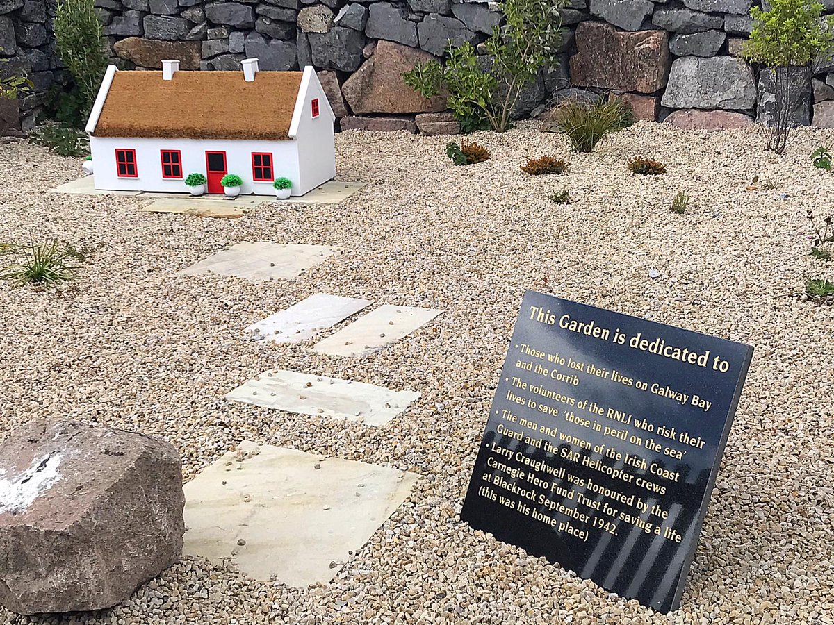 Lovely gesture. New garden across from Diving Board <a href="/villagesalthill/">The Village Salthill</a> Remembering those lives lost on Galway Bay and River Corrib 

<a href="/IrishCoastGuard/">Irish Coast Guard</a> <a href="/RNLI/">RNLI</a> 

Image @Rotorblur
