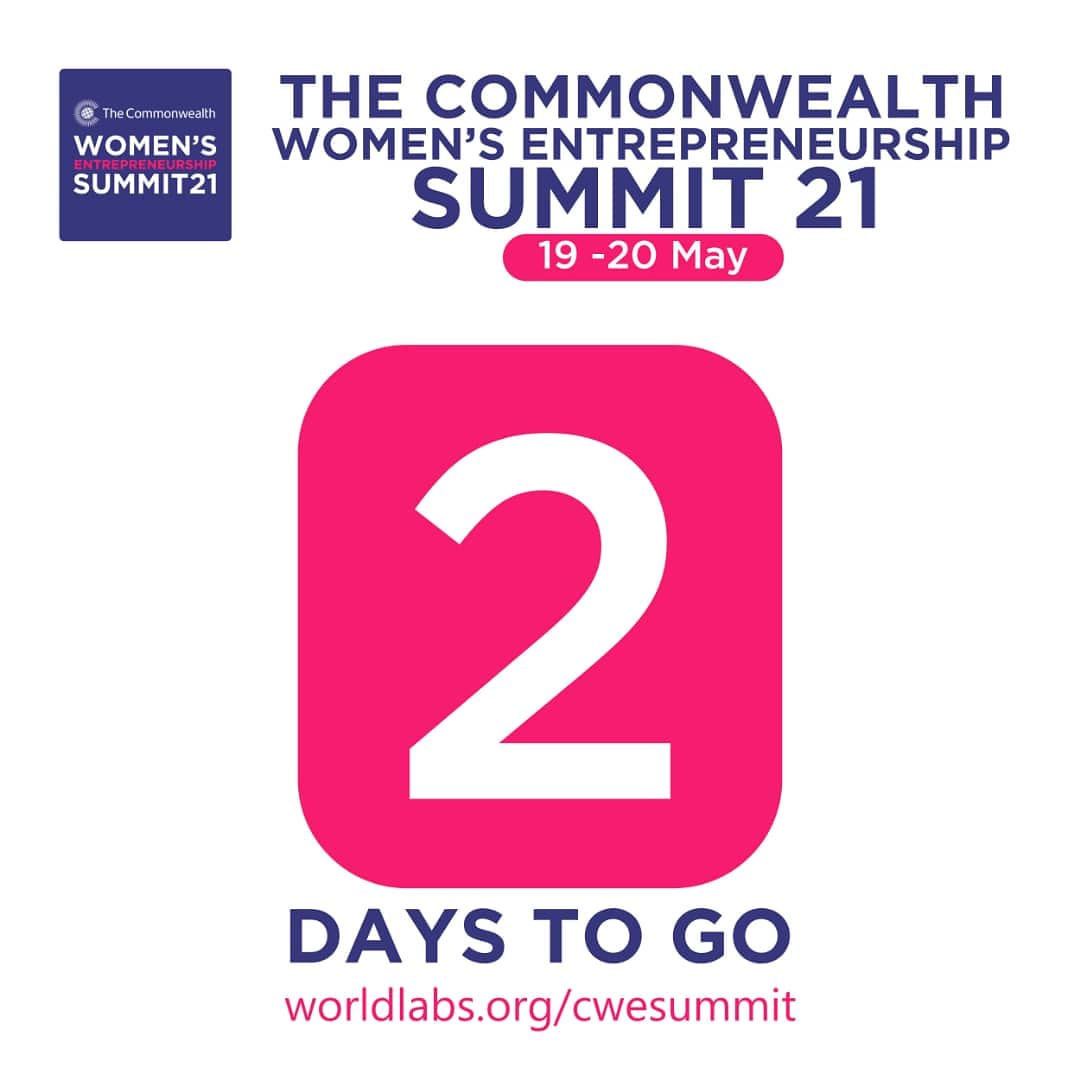 It's 2 days to go📢📢

Join us for the first Commonwealth Women's Entrepreneurship Summit. Focusing on creating opportunities for women in tech. 

54 Countries, 50 speakers, 1 platform. Open to all and free to attend. 

Visit
worldlabs.org/cwesummit  to Register

#women