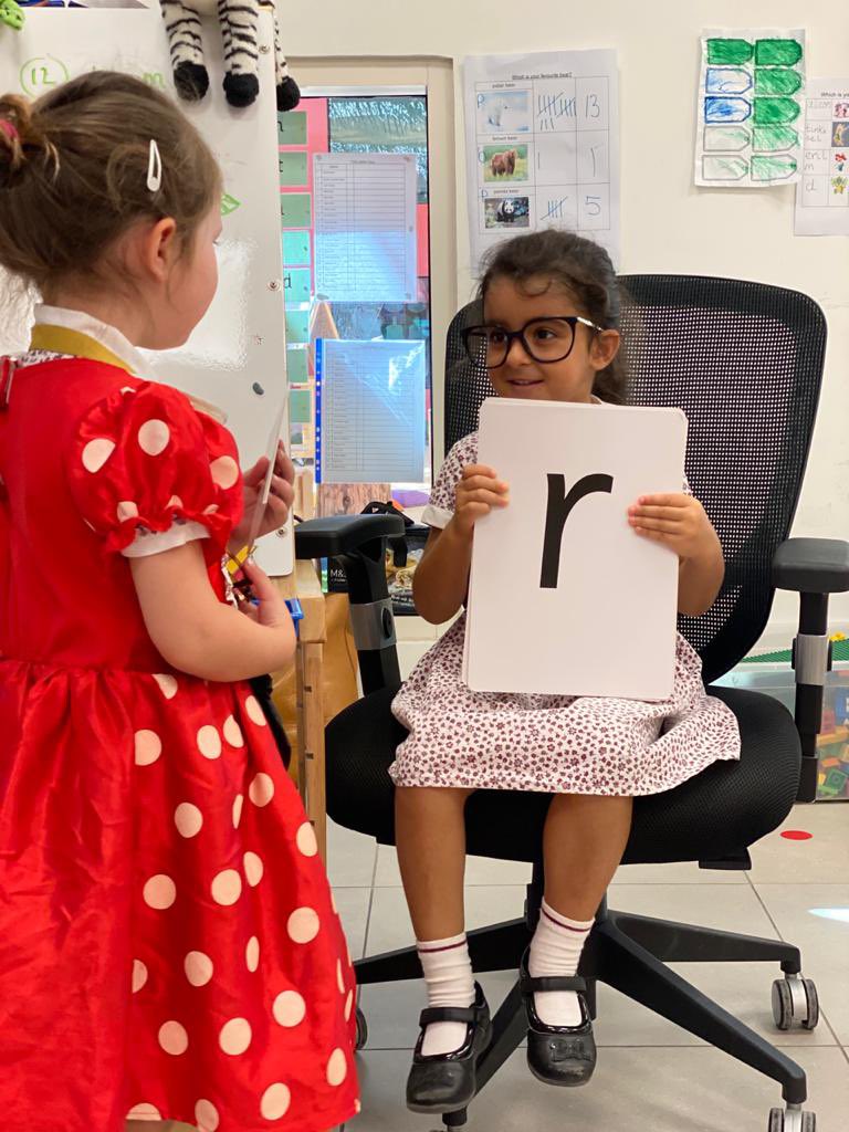 kcd_fs1's tweet photo. Learning through play in the Zebra Class. Today’s phoneme has been ‘r’. Can you spot the rainbow 🌈 and robot 🤖? #phonics #learning #foundationstage https://t.co/78o4XHJHkD
