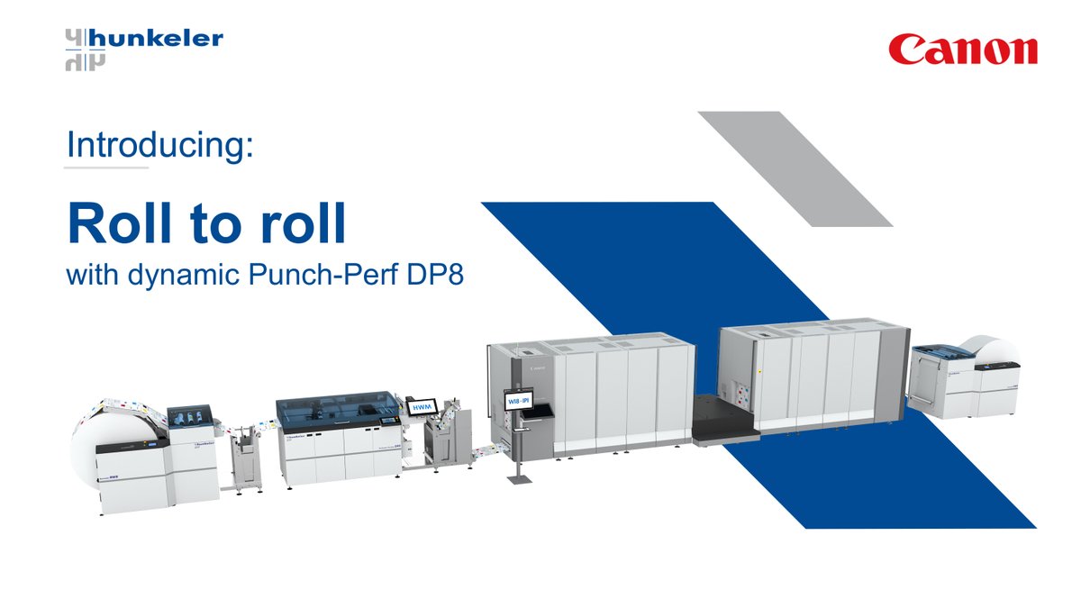 hunkelerag's tweet image. Tested and validated Hunkeler Finishing Solutions for the new #Canon #ColorStream 8000 series. Modular, versatile, heavy duty, and low TCO continuous feed finishing solutions from Hunkeler.

@Canon_Solutions @CanonProPrintUK 
#inkjet #digitalprint #finishingsolutions #partnering