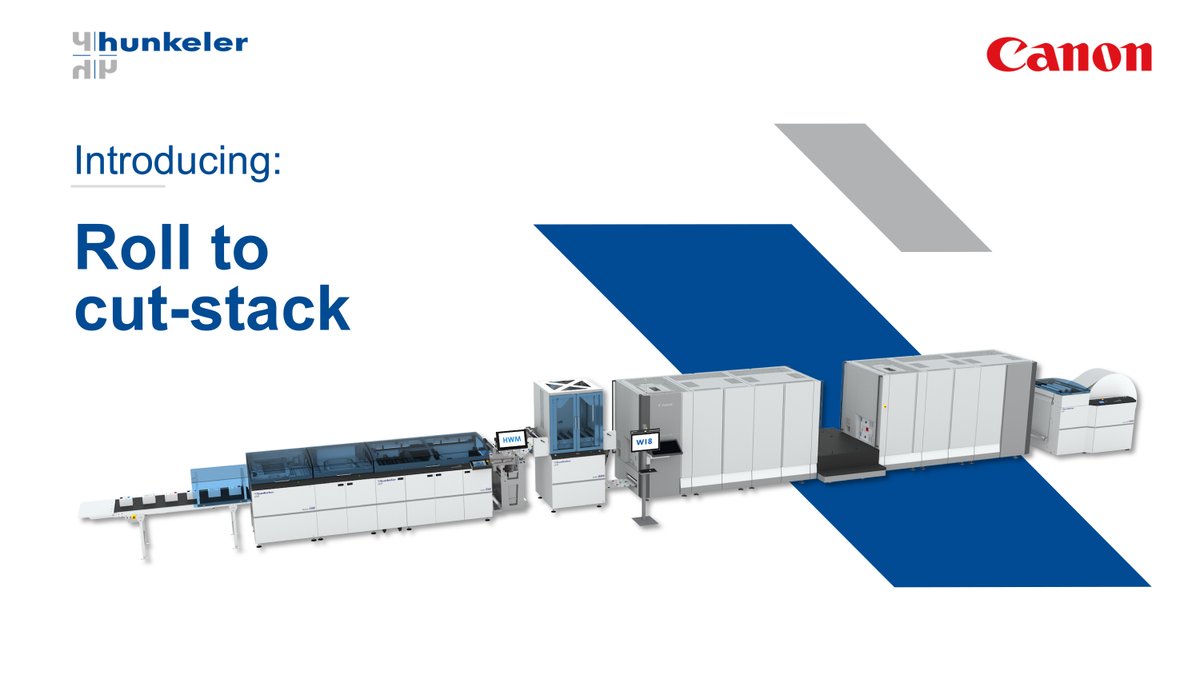 hunkelerag's tweet image. Tested and validated Hunkeler Finishing Solutions for the new #Canon #ColorStream 8000 series. Modular, versatile, heavy duty, and low TCO continuous feed finishing solutions from Hunkeler.

@Canon_Solutions @CanonProPrintUK 
#inkjet #digitalprint #finishingsolutions #partnering