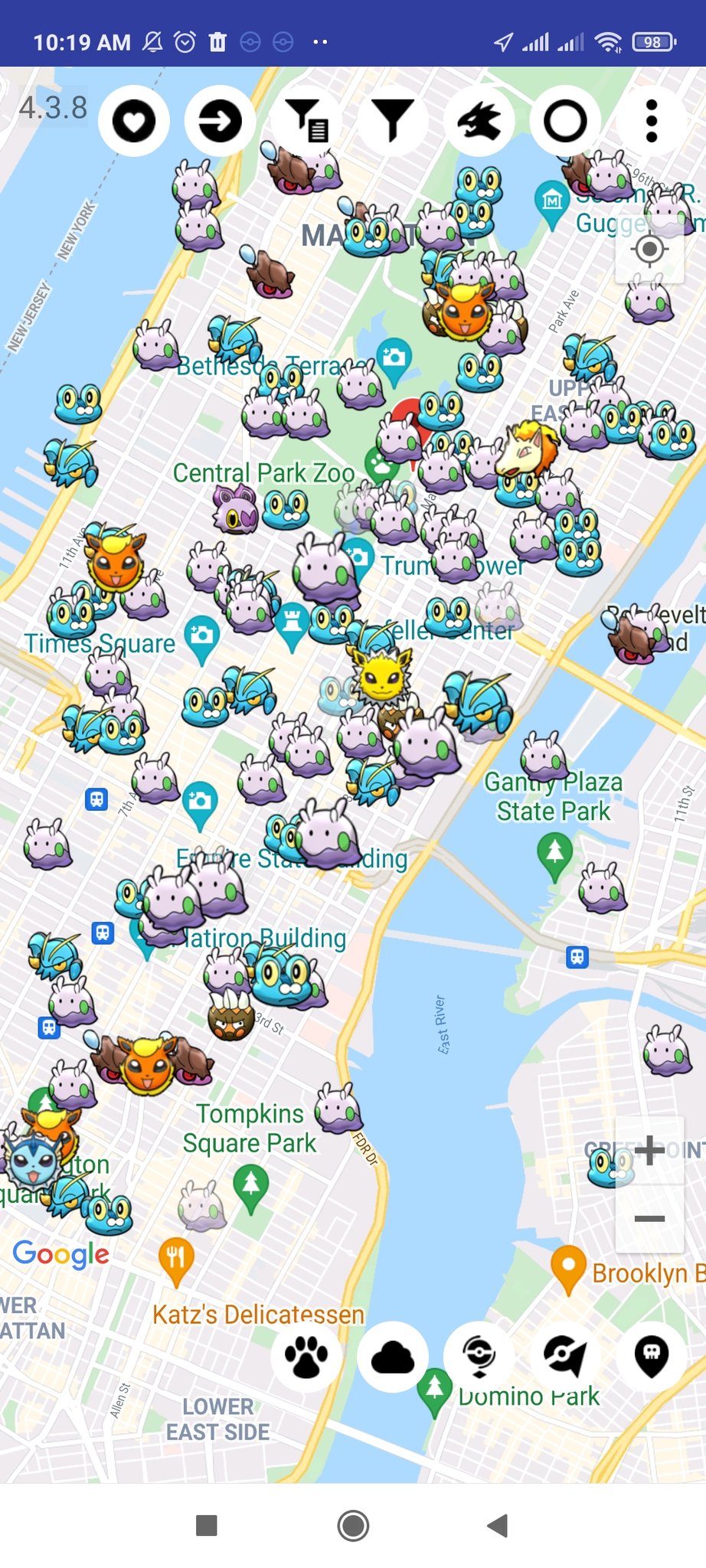 New York City #1 GPX Route - New York, United States - Pokemon GO -  ARSpoofing