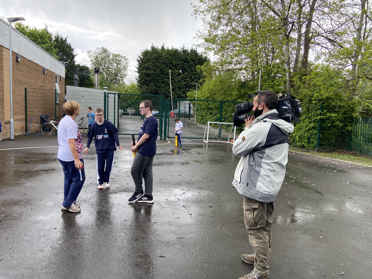 WPSCollege's tweet photo. So exciting to have BBC Points West here today filming our work with Lynne, a Bristol Bears volunteer. So impressed with our students who were interviewed. Don’t forget to watch Points West on Wednesday to see if you can spot any familiar faces 😁 @BristolBearsCF @bbcpointswest https://t.co/I0qfCOBQnV