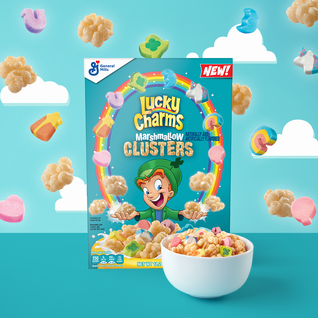 Lucky Charms on Twitter "Spot NEW Lucky Charms Marshmallow Clusters