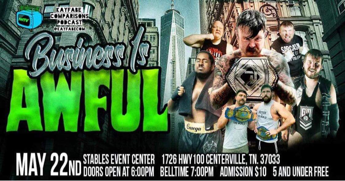 Can't wait to make my <a href="/ReviveProTN/">Revive Pro</a> debut this Saturday in Centerville, TN

This poster pops me every time <a href="/kerryawful/">“THE GARGOYLE” KERRY AWFUL B.S., M.S.</a> 😂😂😂