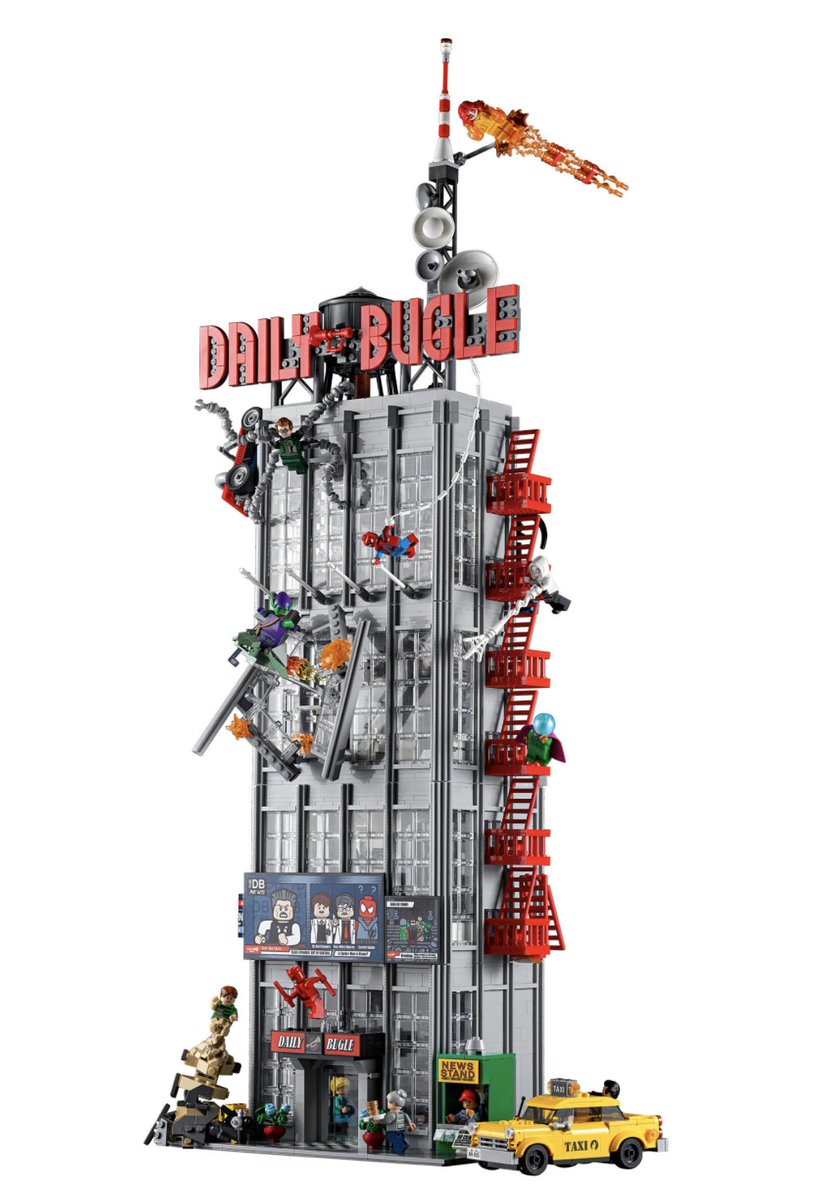 getFANDOM's tweet photo. LEGO reveals huge Daily Bugle set

🧱 3772 pieces
💸 $299.99
🕷 25 minifigures from across the Spider-Verse https://t.co/YuWuQR2ems
