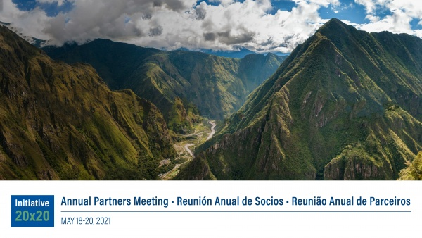 Compartimos la invitación de la #Initiative20x20 que mostrará soluciones basadas en la naturaleza para la restauración de la tierra y la mitigación del cambio climático, creando un sector del uso de suelo más sostenible y productivo a lo largo de Latinoamérica y el Caribe.