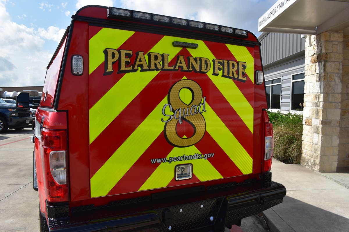 EVSpecialists's tweet photo. Our team has completed a new upfit for the Pearland, TX Fire Department! See full list of features: https://t.co/S4QuEaB6W4 https://t.co/GGezsnNryW