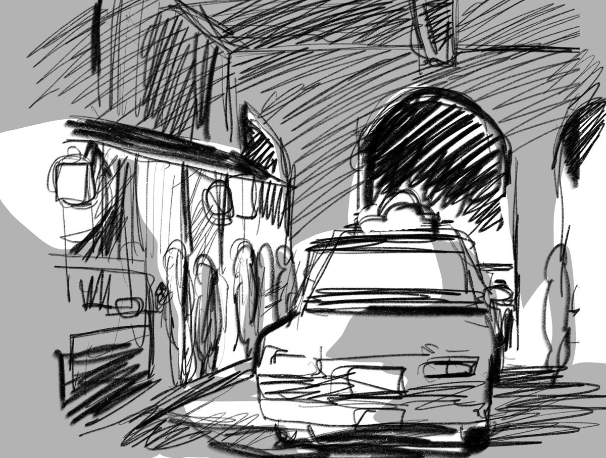駅前、モノレールや新幹線車両基地がある。タクシーでどこかに向かおうとしてるが目的地を告げぬままどんどん走る。ガード下の突き当たりでタクシーは止まる。いい感じの店のようなものがある。タクシーの運転手はここに用があるらしい。中は京大吉田寮のようで知り合いが机を拭いている。【夢】 