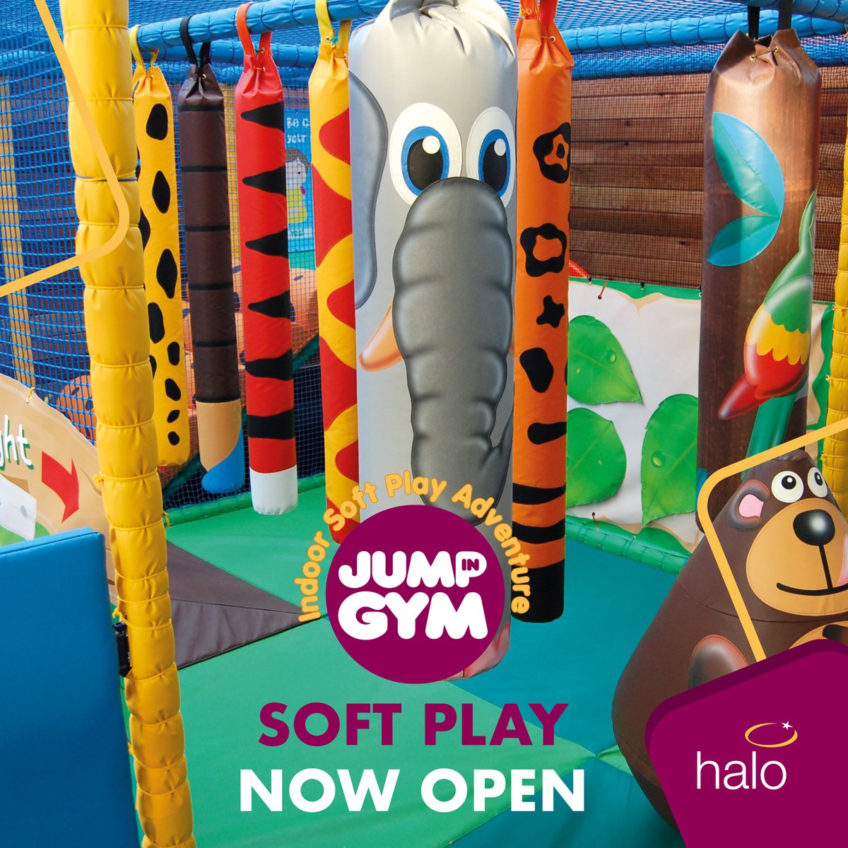 Halo_SF's tweet photo. 3…2…1…LET'S PLAY!! 

Book your child into out JumpINGym today at Hereford AND Leominster Leisure Centres using our Halo app or call 01432 842075!

(English sites only) https://t.co/JpR7PsbrLL