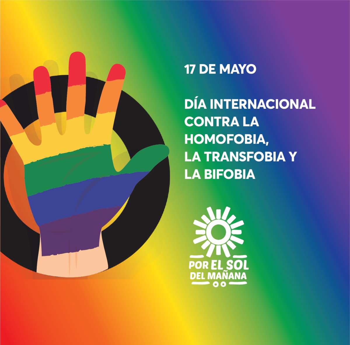 PRDMexico's tweet photo. En el Día Internacional contra la Homofobia, la Transfobia y la Bifobia denunciamos la discriminación a las personas con preferencias sexuales diferentes a las convencionales y en el PRD refrendamos nuestro apoyo y orgullo por ser el único partido de izquierda que los defiende. https://t.co/31amJH20cP