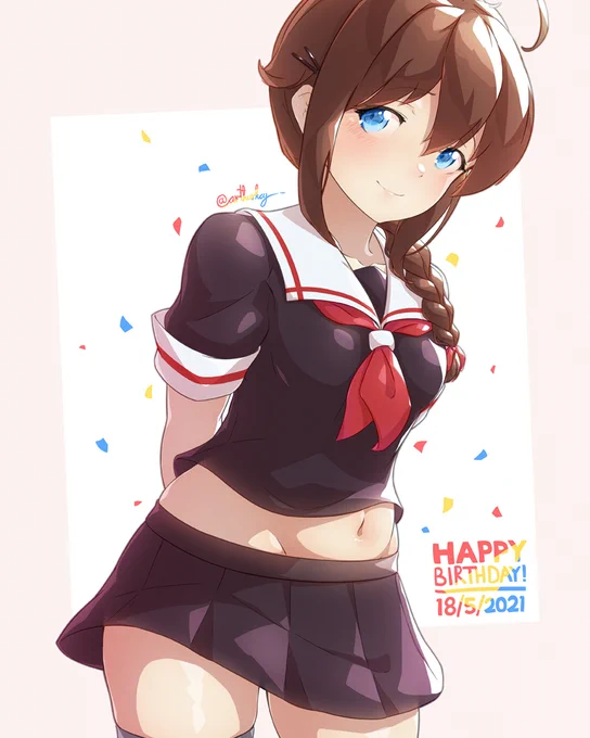 誕生日おめでとう🎉 #時雨生誕祭2021 #時雨進水日
https://t.co/L0XjeSBoNA 