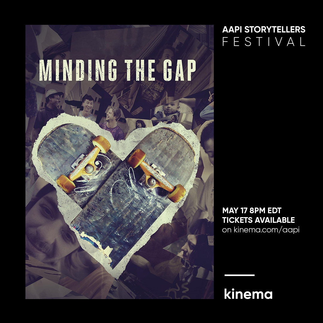 KinemaHQ's tweet photo. 'Impossibly gripping, terribly personal, but always compassionate' MINDING THE GAP is screening tonight followed by a live discussion with the director @bingliu89 @megvandervort of @Picture_Motion & @bobbyhundreds #AAPIStorytellers https://t.co/aq4yg9o9hU https://t.co/OVlaBHadW1